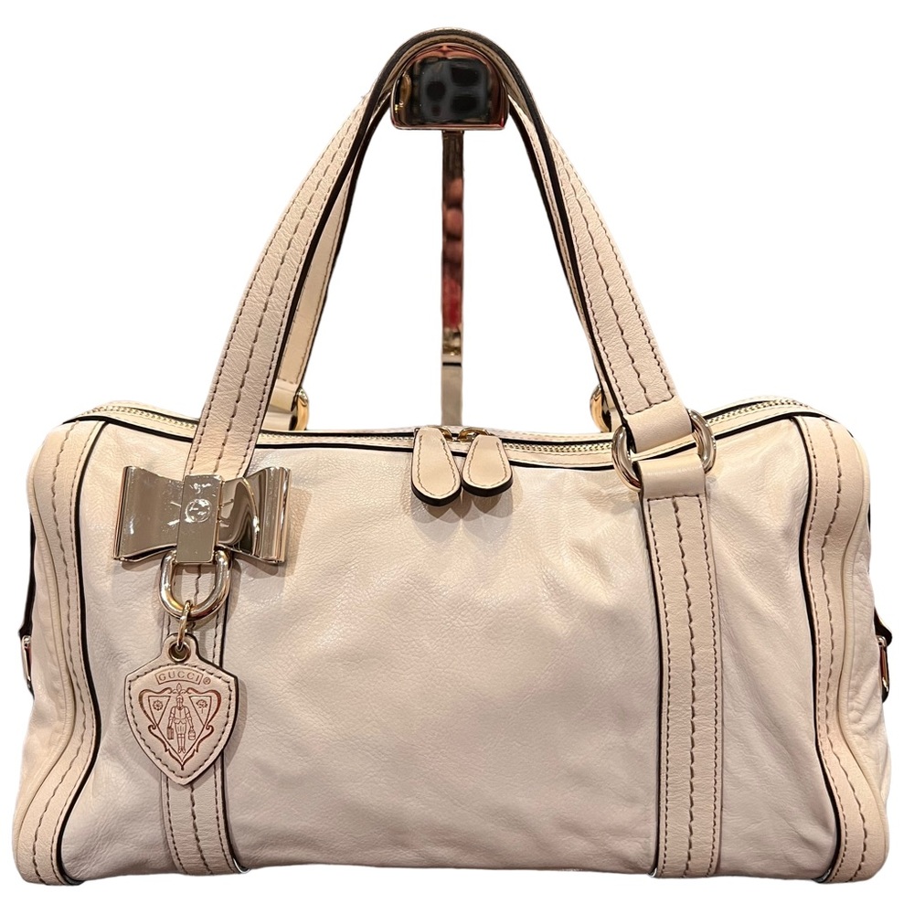 Gucci Small Leather Duchessa Boston Bag